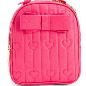 New Betsey Johnson Hearts & Bows Backpack